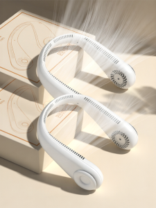 Portable Neck Fan Rechargeable Mini Personal Cooling USB Hanging Neck Fan Fresh Style for Everyone Summer 2023 NOCCLILI F18-X11