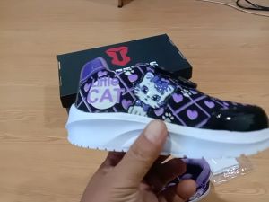 Sepatu Anak Perempuan Sepatu Sekolah Anak Perempuan Murah Karakter Kuda pony Kitty Cantik Warna Hitam Ping Usia 6-10 Tahun Paud TK SD-KIDZTUBS1609060624