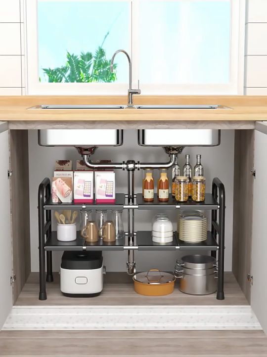 Rak Dapur Kitchen Rack Kitchen Rack Rak Bawah Sinki Kitchen Storage Kitchen Rack Organizer Rak