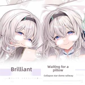 New C104Machi Anime Game Baoen Star Rail Luminous Pillowcase Life-Size Anime Cartoon Cosplay Soft Fabric Cushion Cover