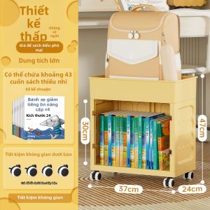 YEYA | Giá Đựng Sách Di Động Có Bánh Xe Cho Bé