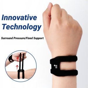TFCC Adjustable Wrist Brace With Compression Rring Pad For Tear Support Weight Bearing Strain Exercise Fitness Wristbands Carpel