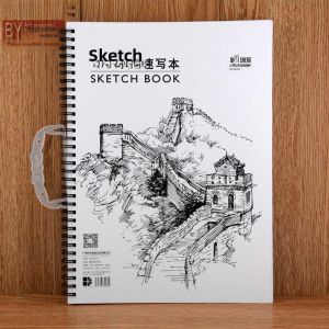 With Handle Sketch Sketch 16K Open Painting Book 8K Art Kindergarten A5a3 A4 Primary School Student Scanning Painting Drawing Paper