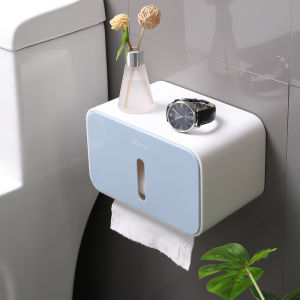 Khay Đựng Giấy Vệ Sinh Treo Tường Không Cần Khoan Chống Nước
