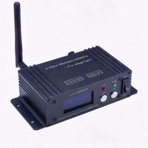 9-Desktop ISM DMX512 Wireless XLR Transceiver Transmitter Receiver for DJ Disco Stage PAR Moving Head Laser Lights