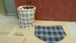 ถอดตะกร้ายาน หูหิ้ว สมุด ตะกร้าผ้าหน้าแฮนด์ ผ้าวินเทจ พับได้ แม่บ้าน ทั่วไป บริการคุณสมบัติและยืดหยุ่นเยี่ยม