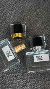 [ 1 PCS ] BOTOL KOSONG MINYAK WANGI 33ML PETAK BLOCK CLEAR PRESS ( DW-8 )