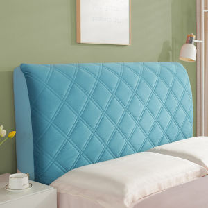 HAIBUWAN | Thick Cotton Filled Bed Headboard Cover Anti-Collision Protection Cover