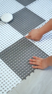 20pcs 30x30cm Bathroom Non-slip Mats Splicing Floor Mat For Shower Mat Decor Combination Carpet Adju