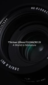 [OFFICIAL PH] TTARTISAN 100mm f2.8 2X Macro Full Frame 25cm Close Manual Focus TTARTISANS MVP CAMERA