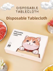 Disposable Plastic Tablecloth Waterproof Oil-resistant Home Use Rectangular Circular Tablecloth Picnic Barbecue Dining Table