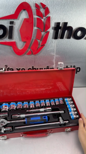 Bộ Tuýp STORM KING TOOLS 24 Chi Tiết 1/2 Inch – Dụng cụ tháo lắp bu lông ô tô xe máy – Thế Giới Thợ Xe