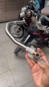 Cần thắng Exciter 150 Inox 304 nguyên khối