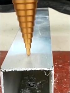 6pcs Metal Hand Tools Metal Core Titanium Milling Cutter High-speed Reaming Step Drill Bit Hole Opener Slot Saw Drill Pagoda Sawtooth Set