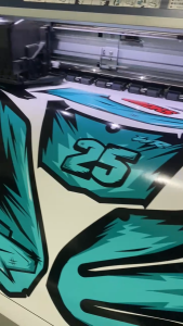 Desain Simple Bebas Request untuk Decal CRF 450 Hitam Biru Super Glossy