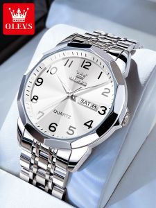 OLEVS | Mens Watch Mechanical Automatic Digital Waterproof Night Light Quartz