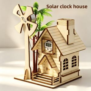 Diy solar-powered childrens science and education experimental toys hand-assembled models science and education toys