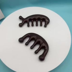 Massage Comb Head Massager Plastic Five Tooth Comb Whale Comb Scalp Scraping Massager Body Massage Tool