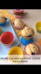 Bento Silicone Cup Muffin Cup Cupcake Silikon Aksesoris Bento divider Pemisah Partisi bekal jepang