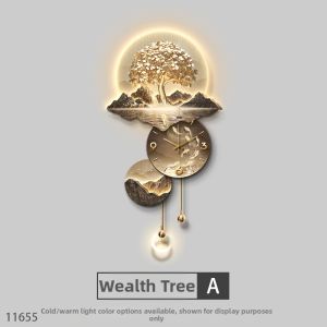 RUIBAHAO | Luxurious Decorative Wall Clock