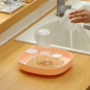 COCOGU ถาดรองอเนกประสงค์มีฐานระบายน้ำ - คละสี