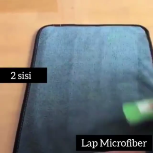 KAIN LAP MICROFIBER 500GSM 30X40CM / KAIN LAP MOBIL MOTOR LEMBUT TEBAL