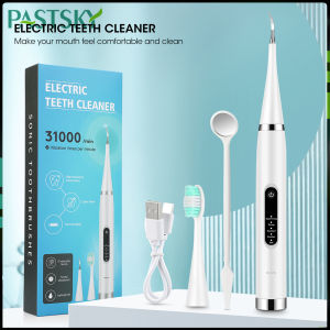 PASTSKY Teeth Cleaner Tartar Ultrasonic Tooth Cleaner Machine Teeth Whitening Dentals Scaler Tartar Remover USB Electric Tooth Brush Electric Toothbrushes for Adult