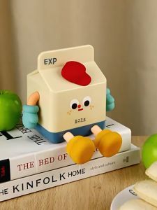Milk Box Night Light: โคมไฟกล่องนมซิลิโคน กล่องนม เซ็นเซอร์ระบบสัมผัส 500mAh ความจุแบตเตอรี่