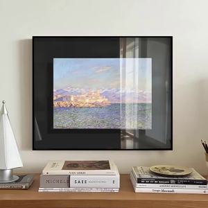 YASISHA | Monet World Famous Oil Artwork Decorative Wall Hanging Small Crowd High-end Hallway Floating Framed Painting