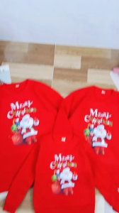 áo sweater - áo nỉ cổ tròn ÔNG GIÀ NOEN GIÁNG SINH MERRY CHRISTMAS chất nỉ bông ấm loại 1