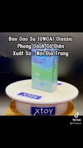 Bao cao su JUNCAII Classic phong cách cổ điển trơn mịn ( hộp 12 bao)