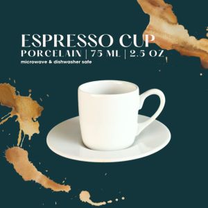 Cangkir Espresso Porcelain: Desain Elegan & Berkualitas