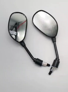 กระจกเดิม L/R ขาดำ WAVE110-i (2009) ขนาดขาเกลียว 10 มิล สำหรับมอเตอร์ไซค์ (ราคาต่อคู่) พร้อมส่ง