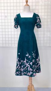 Đầm Trung Niên Cao Cấp Dáng Dài Sang Trọng Quý Phái Cực Xinh Bigsize Cho Các Cô Đi Tiệc U40 U50 U60 lt664