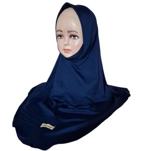 hijab anak dagu malay ( 4 - 12 tahun ) jilbab anak instan dagu spandek jersey premium