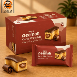 Deemah Marmo Chocolate – 40 g soft sponge cake layered with creamy chocolate ( 1 box )
