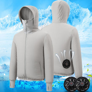 JEEP SPIRIT Outdoor Sunscreen Clothing Long Sleeved Heatstroke Prevention Work Clothes Fan Suit Comfortable Quick Drying Motorcycle Jacket Summer T-shirt