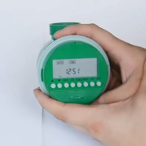 Đồng hồ hẹn giờ tắt mở nước tự động xài pin 15 AA dụng cụ tưới cây phun sương thông minh