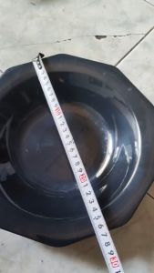 Dĩa nhựa melamine trắng bóng / đen bóng trưng dài thức ăn nhà hàng khách sạn DS26