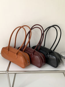 Aoa เกาหลี Retro ไวน์แดงใต้วงแขนกระเป๋าไหล่เดี่ยวกระเป๋าถือหมอนรูปกระเป๋ายอดนิยมในหมู่บล็อกเกอร์ Pu ประดิษฐ์ < Ne1>