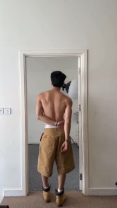 Quần Đùi Nam Màu Vàng Mustard Kiểu Dáng Lửng Ống Rộng - Urban Short - Mustard