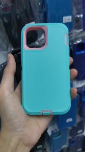 Rugged 3IN1 Armor Phone Case for Samsung Galaxy S25 S24 S23 S22 S21 S20 FE Plus Note 20 Ultra Shockproof PC+TPU Defender Cover