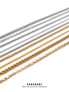 สร้อยคอไททาเนียม ไม่มีจี้ สำหรับผู้ชาย สร้อยคอแบบยาว เครื่องประดับแฟชั่นสำหรับนักเรียนและผู้หญิง