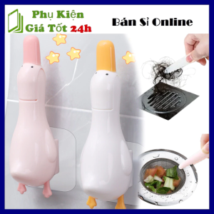 Kẹp Gắp Tóc Nhà Vệ Sinh Hình Vịt Chống Tắc Nghẽn Chất Liệu Nhựa Dán Tường Tiện Lợi Dụng Cụ Gắp Rác - Dụng Cụ Gắp Rác Nhà Vệ Sinh Hình Vịt Chống Tắc Nghẽn Phòng Tắm Đa Năng