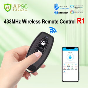 TTlock Remote Control R1 2.4GHz Wireless for Smart Lock Door Access Devices with TTLock APP 868mhz Remote Controller Key Fob