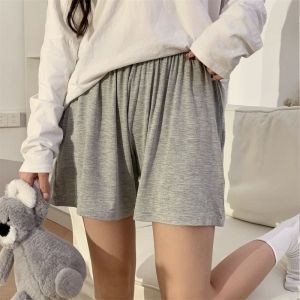 Ultra-Soft Modal Cotton Summer Thin Casual Wear-Outside Loose Shorts Womens Sleepwear Comfortable High Waist Wide Leg Pants
