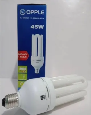 Hannochs lampu plc 45w 4u 45 watt lhe lampu hemat energi CAHAYA PUTIH