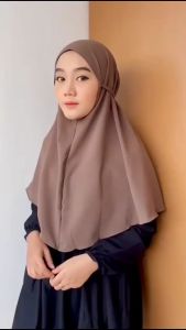 Jilbab Khimar Instan Bergo Maryam Diamond / Hijab Bergo Instan Tali diamond Premium / Kerudung Muslim Wanita