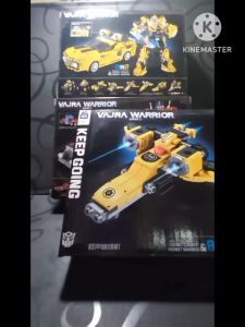 Bộ Gạch Nhựa Xếp Hình Các Mẫu Robot Transfomers Đồ Chơi Giáo Dục Chiến Binh 8in2 Có 2 Kiểu Lắp Ráp Hộp 19Cm 07071