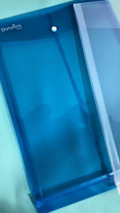 Dataflex Map Plastik Kancing Document Bag F4 (isi 12pcs)